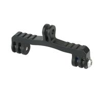 Zuoeay Supporto per torcia elettrica per bicicletta in lega di alluminio Adattatore per montaggio faro anteriore per fotocamera Staffa per luce anteriore per bici da strada Staffa per luce anteriore