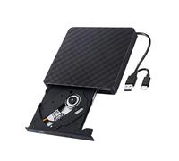 Zuoeay Unità disco esterna ad alta velocità Lettore esterno Scrittore USB Tipo C Interfacce per PC Computer Lettore USB C