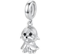 ZUOHUI Charm a Forma di Cagnolino Westie Compatibile con bracciali Pandora(YIC252)