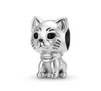 ZUOHUI Charm Gatto 925 Argento Sterlino for Pandora Bracciale