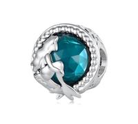 ZUOHUI Charm Sirena in Rame Placcato for Pandora Bracciale DIY