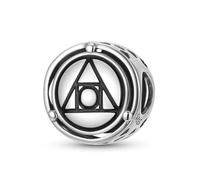 ZUOHUI Ciondolo con simbolo della Pietra Filosofale - Perlina fai da te in argento Sterling 925 for bracciali, collane e portachiavi, regalo for donne (mamme, sorelle, figlie)