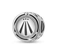 ZUOHUI Ciondolo in argento Sterling S925 con ispirazione celtica Awen | Compatibile con braccialetti Pandora | Creazione di gioielli fai da te e regalo spirituale for donne, Sorella (12 mm)