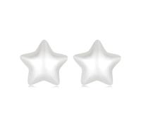 ZUOHUI Orecchini a bottone a forma di stella scintillante - Argento Sterling 925 con dettagli iridescenti | Orecchini da sogno for tutti i giorni, for donne e adolescenti (occasioni regalo)