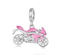 ZUOHUI Perline Charm Gatto Bus Rosa in Rame Placcato for Pandora Bracciale