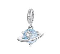 ZUOHUI Perline Charm Pianeta Stella in Rame Placcato for Pandora Bracciale