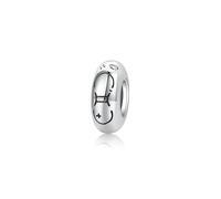 ZUOHUI Perline distanziatrici in argento Sterling S925 con simboli dello zodiaco | 12 ciondoli con costellazioni e zirconi | Creazione di gioielli fai da te e regalo di compleanno for donne (foro da 4