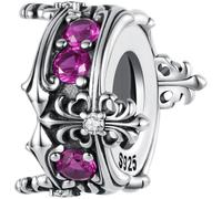 ZUOHUI Set di Charm Halloween 925 Argento Sterlino for Pandora | Gothic compatibile con Troll Biagi Chamilia Bracciale Ragno Teschio Cattedrale Perline Regalo for Lei