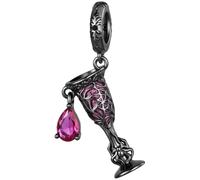 ZUOHUI Set di Charm Halloween 925 Argento Sterlino for Pandora | Gothic compatibile con Troll Biagi Chamilia Bracciale Ragno Teschio Cattedrale Perline Regalo for Lei