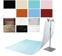 ZUOMIDIE 7 x 12 Patterns Photography Background paper, 34 x 23 in double side Photo Tabletop Backdrops Props for Gourmet, Cosmetics, Tableware,Blogger Online Shops Product Photography