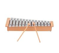 ZUOMU Strumento A Percussione Xilofono per Pianoforte Portatile in Alluminio A 13 Note Glockenspiel con Bastoncini di Legno Principianti Glockenspiel