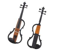 ZUOMU Violino Elettrico 4/4 Piano In Abete Per Principianti Con Archetto In Brazilwood + Custodia Set per violino standard