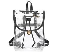 zuousxbs Lo Zaino In PVC Clear Backpack Vedi Attraverso Lo Stadio Tutto Abbinata Approvi Per Viaggi Sportivi In Borsa Per La Scuola Chiara Vedi Viaggiare