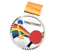zuousxbs Metal Gold Silver Bronze Award Medalings con Vincitori del Nastro Medalini per Bambini Teens Event Classrooms Office And Sports Badminton Medals