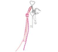 zuousxbs Porta Tastiera In Pelle In Pelle Intrecciata Multifunzionale Per Portachiavi Per Borse A Catena Alla Chiavi E Telefoni Cellulari Eleganti Design Portachiavi