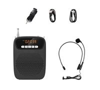 zuousxbs S278 Amplificatore Chiaramente Vocale con Microfono per L'insegnamento della Guida E del Parlare in Pubblico 2200 mAh Insegnanti Ricaricabili Amplificazione Vocale