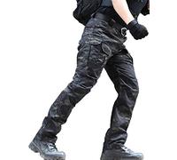 zuoxiangru Pantaloni da Uomo Resistenti all'Acqua Pantaloni da Lavoro Cargo Militari con vestibilità Tattica da Combattimento Rilassata con Multi Tasca (#56 Ay, Tag XL)