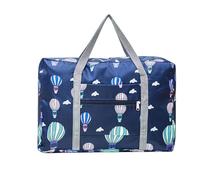 ZuoXun Bolsa de viaje Grande Bolsas De Almacenamiento De Equipaje De Gran Capacidad para Mujeres Impermeables Bolsas De Viaje Plegables De Nylon, Globo Azul, A