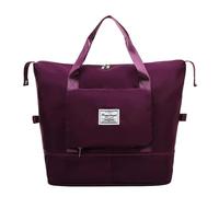 ZuoXun Bolsa de viaje Grande Moda Bolsa De Viaje Grande para Mujeres Bolsas De Bolsas De Cabina Oxford Bolsa Impermeabile, Rosa della vite, A