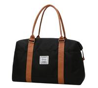 ZuoXun Bolsa de viaje Grande Moda Bolsa De Viaje Grande para Mujeres Bolsas De Bolsas De Cabina Oxford Bolsa Impermeabile, Nero-L, A