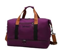 ZuoXun Bolsa de viaje Grande Moda Nuovo Mochila De Viajes De Campamento Multifuncional Bolsa De Gimnasia De Hombro Grande, Púrpura, A