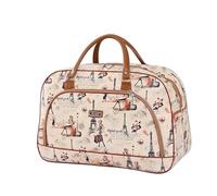 ZuoXun bolso de Lona Bolsas De Viaje para Mujeres Fashion Pu Leather Gran Capacidad Impermeable De Equipaje De Estampado Impermeable-Gran Tamaño_B