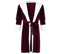 ZUOZUIYQ Abito da Donna da Donna, Morbido e soffice, Accappatoio Invernale, in Peluche, a Maniche Lunghe, con Maniche Lunghe, Abbigliamento da Donna, per la casa, la Camera da Letto, la Spa e