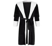 ZUOZUIYQ Abito da Donna da Donna, Morbido e soffice, Accappatoio Invernale, in Peluche, a Maniche Lunghe, con Maniche Lunghe, Abbigliamento da Donna, per la casa, la Camera da Letto, la Spa e