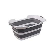 ZUOZUIYQ Bambino pieghevole non in silicone per accessori da bagno neonato Forniture per cani e gatti - Grigio antigoccia