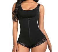 ZUOZUIYQ Body da Donna Modellante per Il Controllo della Pancia, Senza Cuciture, Canotta scolpita in Pizzo, Intimo Corto