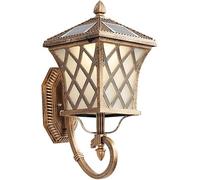 ZUOZUIYQ Lampada da Esterno per Lampada Solare da Parete - Lampada da Portico Vintage Impermeabile per la Decorazione di Giardino, Cortile e vialetto