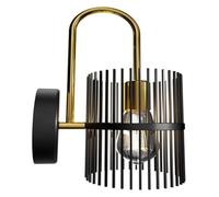 ZUOZUIYQ Lampade da Parete Applique Lampada da Parete Industriale Lampada da Montaggio a Parete in Metallo Nero Vintage, Apparecchi di Illuminazione per Casa Colonica Applique E27 per Interni per