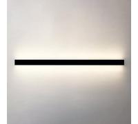 ZUOZUIYQ Lampade da Parete Applique Lampada da Parete Nera Lampada da Parete lineare a LED Lampada da Parete a Striscia Lunga Illuminazione da Parete per Interni per Camera da Letto Soggiorno