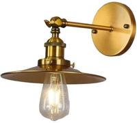 ZUOZUIYQ Lampade da Parete Applique retrò Luce Regolabile E27 Robuste Applique in Bronzo per Interni compatibili con l'isola della Cucina Soggiorno Camera da Letto Sala da Pranzo