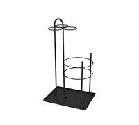 ZUOZUIYQ Ombrello Stands Porta ombrello in ferro vintage in metallo per supporto ombrellone lungo e corto 33x25x60cm