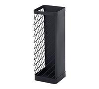 ZUOZUIYQ Ombrellone sta in metallo a maglie di ferro nero porta ombrello rack design vintage stoccaggio ombrello quadrato per corridoio interno foyer