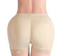 ZUOZUIYQ Pantaloncini Modellanti per Il Controllo della Pancia, Pantaloncini Modellanti, Imbottiture per i Fianchi e i Glutei, Intimo Modellante per Donna Beige XX