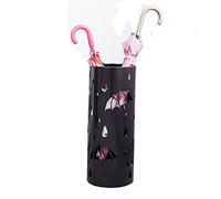 ZUOZUIYQ Porta del supporto per ombrello interno, ombrello cavo e gocce d'acqua ombrello Porta a piedi, per il corridoio di decorazione per la casa di foyer, 20x50 cm/nero