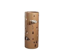 ZUOZUIYQ Porta del supporto per ombrello interno, ombrello cavo e gocce d'acqua ombrello Porta del bastone da passeggio, per il corridoio di decorazione per la casa di foyer, 20x50 cm/dorato