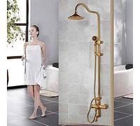 ZUOZUIYQ Shower Faucets Bathroom Shower Set Bath Rain Shower Wall Mounted Hand Held Brass Shower Head,Sprinkler Beauty Comes