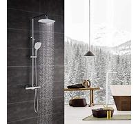 ZUOZUIYQ Shower Set European Bathroom Shower Set Stainless Steel Shower Booster Nozzle Faucet 3 Functions Beauty Comes