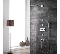 ZUOZUIYQ Shower Set Five Function Hot And Cold ConceaShower Shower Faucet Set all Shower Support 200 250 Two Function Waterfall Top Spray Beautiful Practical Beauty Comes