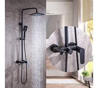 ZUOZUIYQ Shower Set Household Bathroom Body Three-Speed Shower Set Hot And Cold Water Mixing Valve System Shower Mixer Water Supply Beauty Comes