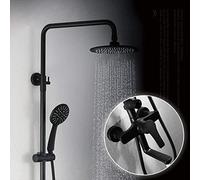 ZUOZUIYQ Shower System Full Wall Hot And Cold Shower System Shower Blackwall Practical Shower Set Shower Faucet Beautiful Mounted Beauty Comes