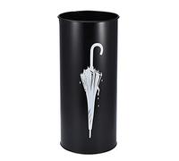ZUOZUIYQ Stand ombrello, Iron Iron Acqua a prova di perdita ombrello Secket Pavimento in hall Hatel Living Soggiollo Scaffale ombrello Porta di stoccaggio/Nero