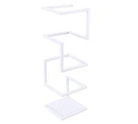 ZUOZUIYQ Stand ombrello Raccolto ombrello, organizzatore di rack metallici per ufficio per l'ingresso del corridoio/bianco