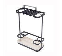 ZUOZUIYQ Stand ombrello, supporto ombrello per la hall di hotel a casa può contenere 10-12 ombrelli lunghi e corti, impermeabili e antiruggine/nero/nero