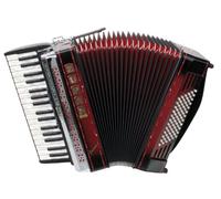 Fisarmonica Zupan Piano Accordion Rosso 72 Bassi 34 Tasti Set Valigia Tracolla