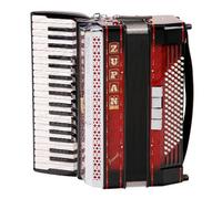 Fisarmonica Zupan Juwel IV 96 Bassi 38 Tastiera in Legno Custodia Tracolle Rosso
