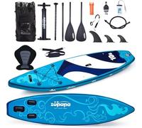 Zupapa 10'6 Paddleboard con sedile Kayak, Tavola gonfiabile Stand Up Paddle Board,iSUP Paddle Board con kit completi